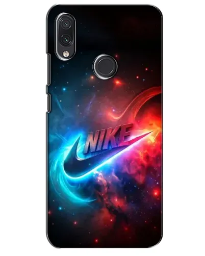 Чехол для Samsung Galaxy M10s с картинкой «Огненный логотип Nike»