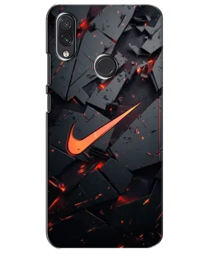 Чехол для Samsung Galaxy M10s с картинкой «Nike — эффект разломов»