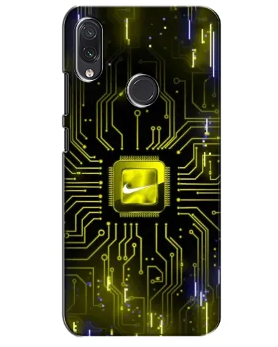 Чехол для Samsung Galaxy M10s с картинкой «Nike — золотая искра»