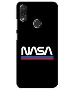 Чохол для Samsung Galaxy M10s з картинкою «NASA — класика Red Blue»