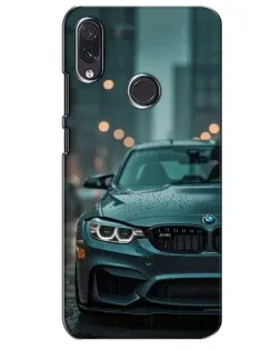 Чохол для Samsung Galaxy M10s з картинкою «BMW у вогнях міста»