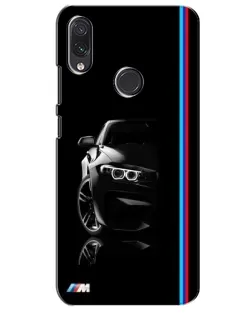 Чохол для Samsung Galaxy M10s з картинкою «Силует BMW в темряві»
