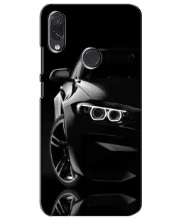 Чохол для Samsung Galaxy M10s з картинкою «Чорна BMW — профіль»