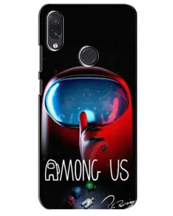 Чехол для Samsung Galaxy M10s с картинкой «Красный импостер — макро» Чехол для Samsung Galaxy M10s с картинкой «Красный импостер — макро»