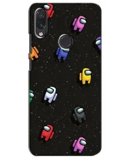 Чехол для Samsung Galaxy M10s с картинкой «Космический паттерн Among Us» Чехол для Samsung Galaxy M10s с картинкой «Космический паттерн Among Us»