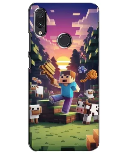 Чехол для Samsung Galaxy M10s с картинкой «Стив на ферме» Чехол для Samsung Galaxy M10s с картинкой «Стив на ферме»