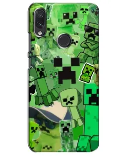 Чехол для Samsung Galaxy M10s с картинкой «Криперы Minecraft» Чехол для Samsung Galaxy M10s с картинкой «Криперы Minecraft»