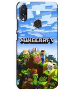 Чохол для Samsung Galaxy M10s з картинкою «Minecraft класичний світ»