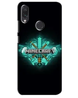 Чохол для Samsung Galaxy M10s з картинкою «Minecraft Diamond лого»