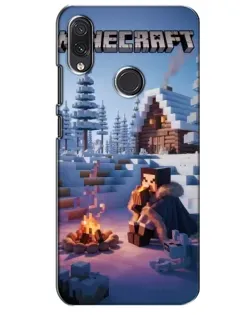Чохол для Samsung Galaxy M10s з картинкою «Зимовий Minecraft»