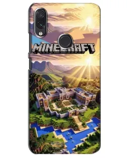 Чохол для Samsung Galaxy M10s з картинкою «Minecraft панорама»
