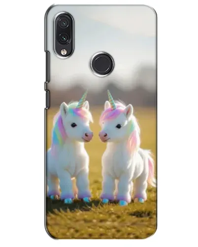 Чехол для Samsung Galaxy M10s с картинкой «Пара единорогов»