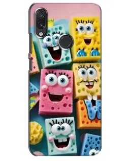 Чехол для Samsung Galaxy M10s с картинкой «Цветные губки»