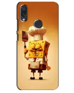 Чехол для Samsung Galaxy M10s с картинкой «Губка Боб повар»