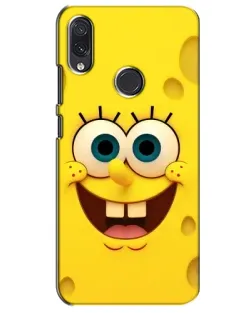 Чехол для Samsung Galaxy M10s с картинкой «Губка Боб улыбка»