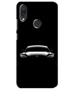 Чохол для Samsung Galaxy M10s з картинкою «Фари Tesla Night»