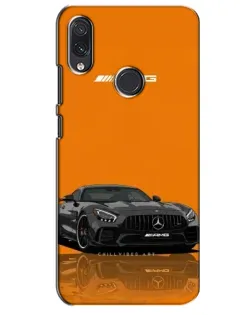Чехол для Samsung Galaxy M10s с картинкой «Оранжевый Mercedes AMG»