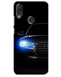 Чохол для Samsung Galaxy M10s з картинкою «Неоновий погляд Audi»
