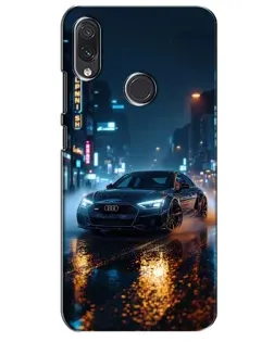 Чохол для Samsung Galaxy M10s з картинкою «Нічне місто та Audi»