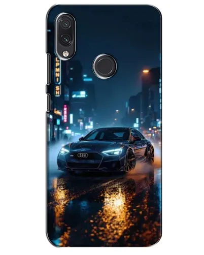 Чехол для Samsung Galaxy M10s с картинкой «Ночной город и Audi»
