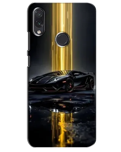 Чехол для Samsung Galaxy M10s с картинкой «Ночной Lamborghini драйв»