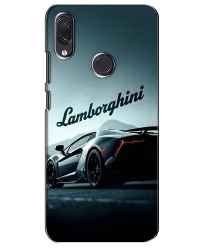 Чехол для Samsung Galaxy M10s с картинкой «Классическая надпись Lamborghini»