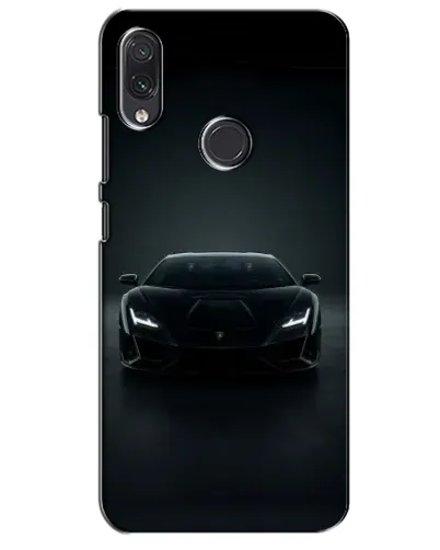 Чехол для Samsung Galaxy M10s с картинкой «Черный Lamborghini Aventador»