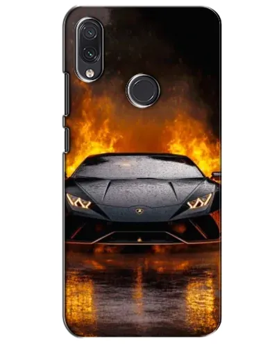 Чехол для Samsung Galaxy M10s с картинкой «Lamborghini в огне»