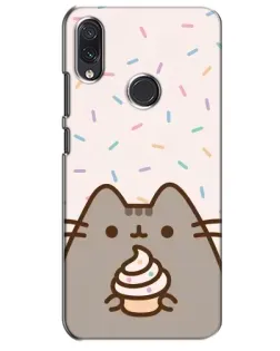 Чехол для Samsung Galaxy M10s с картинкой «Пушин с кексом»