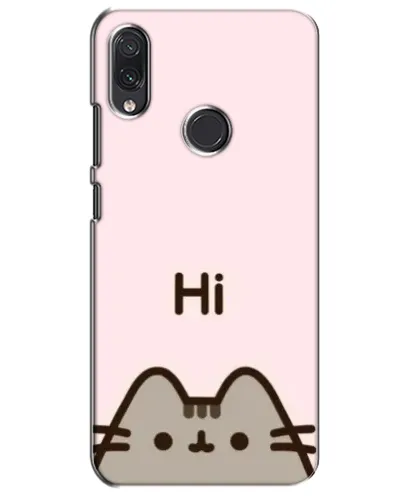 Чехол для Samsung Galaxy M10s с картинкой «Пушин говорит Hi»