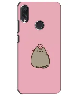 Чехол для Samsung Galaxy M10s с картинкой «Pusheen сердце»
