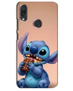 Чехол для Samsung Galaxy M10s с картинкой «Стич ест шоколад»
