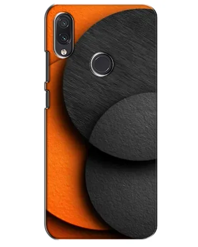 Чехол для Samsung Galaxy M10s с картинкой «Геометрия оранжевых кругов»