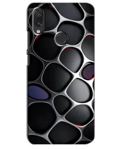 Чехол для Samsung Galaxy M10s с картинкой «Объемная темная решетка»