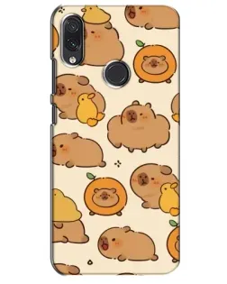 Чохол для Samsung Galaxy M10s з картинкою «Капібари з апельсинами»