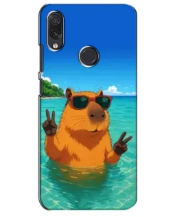 Чохол для Samsung Galaxy M10s з картинкою «Морська капібара»