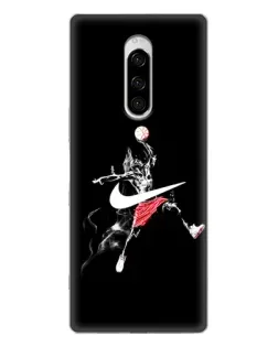 Чехол для Sony Xperia 1 с картинкой «Jordan Jumpman» Чехол для Sony Xperia 1 с картинкой «Jordan Jumpman»