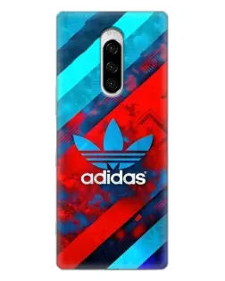 Чехол для Sony Xperia 1 с картинкой «Абстракция Adidas»