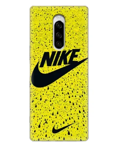 Чехол для Sony Xperia 1 с картинкой «Желтый текстурный Nike» Чехол для Sony Xperia 1 с картинкой «Желтый текстурный Nike»