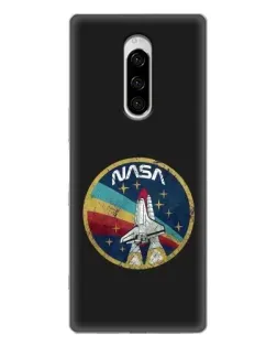 Чехол для Sony Xperia 1 с картинкой «NASA — эмблема миссии»