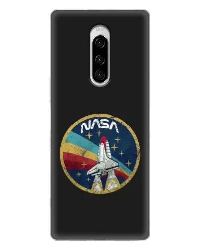 Чехол для Sony Xperia 1 с картинкой «NASA — эмблема миссии»