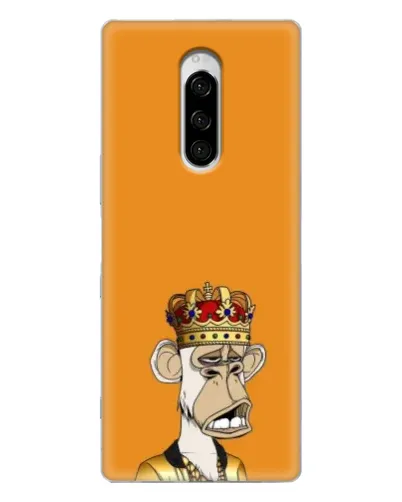 Чехол для Sony Xperia 1 с картинкой «Золотая обезьяна Bored Ape» Чехол для Sony Xperia 1 с картинкой «Золотая обезьяна Bored Ape»