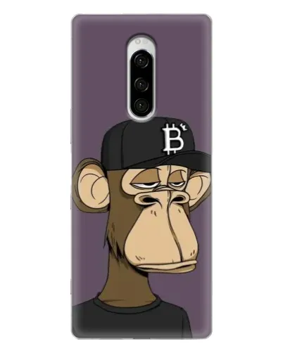 Чехол для Sony Xperia 1 с картинкой «Bored Ape в кепке» Чехол для Sony Xperia 1 с картинкой «Bored Ape в кепке»