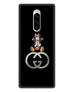 Чохол для Sony Xperia 1 з картинкою «Мінні Маус на лого» Чохол для Sony Xperia 1 з картинкою «Мінні Маус на лого»