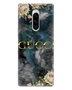 Чохол для Sony Xperia 1 з картинкою «Абстрактні квіти Gucci» Чохол для Sony Xperia 1 з картинкою «Абстрактні квіти Gucci»