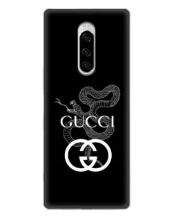 Чохол для Sony Xperia 1 з картинкою «Gucci — срібна змія» Чохол для Sony Xperia 1 з картинкою «Gucci — срібна змія»