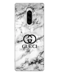 Чохол для Sony Xperia 1 з картинкою «Gucci — мармуровий шик» Чохол для Sony Xperia 1 з картинкою «Gucci — мармуровий шик»