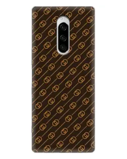 Чохол для Sony Xperia 1 з картинкою «Gucci — золоті діагоналі» Чохол для Sony Xperia 1 з картинкою «Gucci — золоті діагоналі»