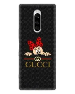 Чохол для Sony Xperia 1 з картинкою «Мінні Маус Gucci — чорний» Чохол для Sony Xperia 1 з картинкою «Мінні Маус Gucci — чорний»