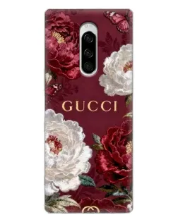 Чохол для Sony Xperia 1 з картинкою «Gucci — бордові троянди» Чохол для Sony Xperia 1 з картинкою «Gucci — бордові троянди»